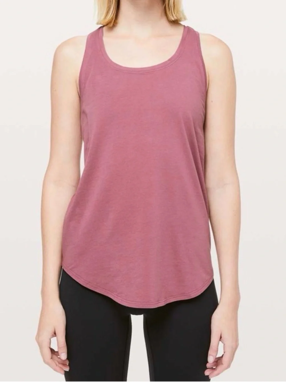 Lululemon Love Tank Pleated ~ 8 ~ Misty Merlot